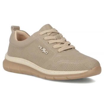Leather sneakers Filippo DP7573/26 BE beige