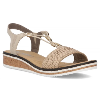 Sandals Rieker V3662-62 beige