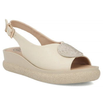 Leather sandals Filippo DS6984/26 BE beige