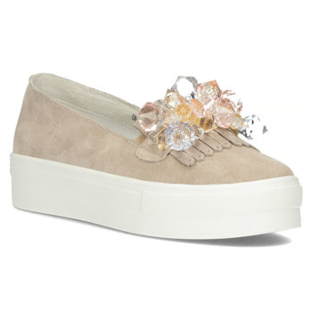 Leather shoes Filippo DP4520/23 BE beige