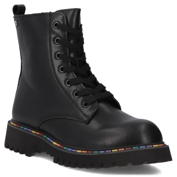 Leather ankle boots Filippo DBT7428/26 BK black