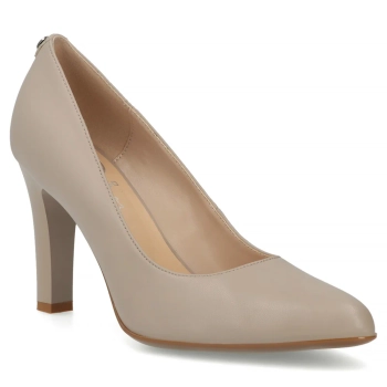 Leather shoes Filippo DP7825/26 BE beige