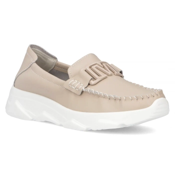 Leather shoes Filippo DP6763/25 BE beige