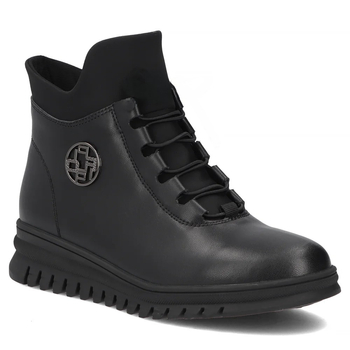 Leather ankle boots Filippo DBT8075/26 BK black