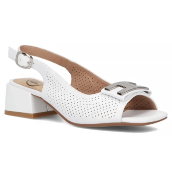 Leather sandals Filippo DS6986/25 WH white