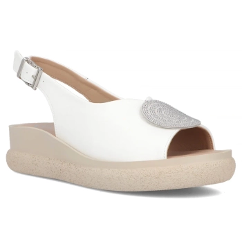 Leather sandals Filippo DS6984/25 WH white