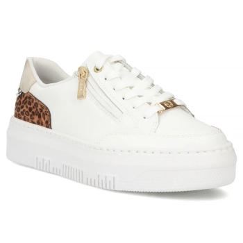 Leather sneakers Rieker M1900-80 white