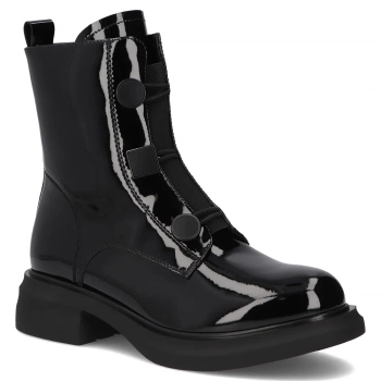 Leather ankle boots Filippo DBT7223/25 BK  black