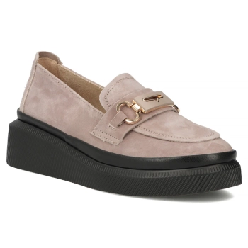 Leather shoes Filippo DP7569/26 BE beige