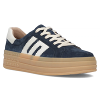 Leather sneakers Filippo DP6744/25 NV navy