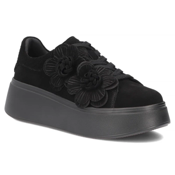 Leather sneakers Filippo DP8113/26 BK black