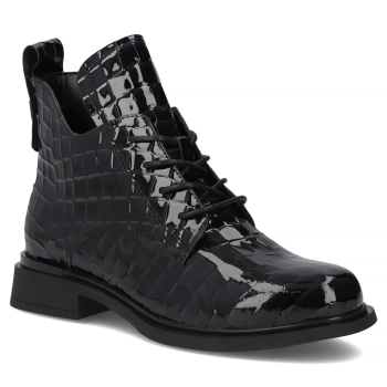 Leather ankle boots Filippo DBT7239/25 BK black