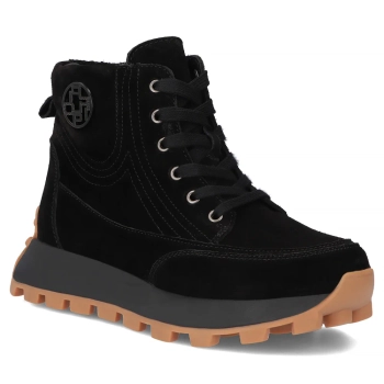 Leather ankle boots Filippo DBT7160/25 BK black