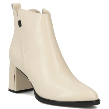 Leather ankle boots Filippo DBT7462/25 BE beige