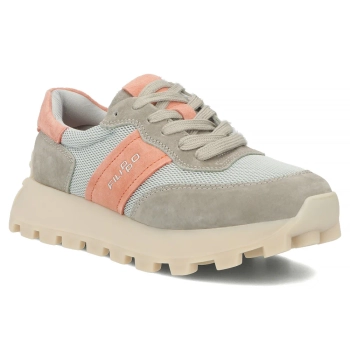 Leather sneakers Filippo DP7561/26 BL OR grey