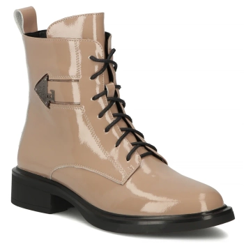 Leather ankle boots Filippo DBT7315/25 BE beige