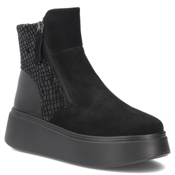 Leather ankle boots Filippo DBT8077/26 BK black