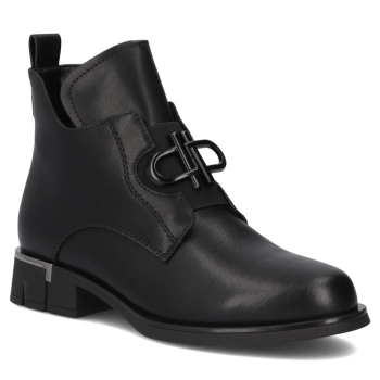 Leather ankle boots Filippo DBT7191/25 BK black