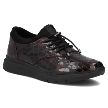 Leather shoes Filippo DP7117/26 BG burgundy
