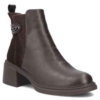 Leather ankle boots Filippo DBT8042/26 D BR brown