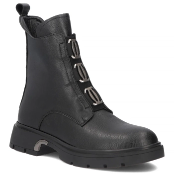 Leather ankle boots Filippo DBT8015/26 BK black