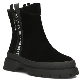 Leather ankle boots Filippo DBT4164/22 BK black