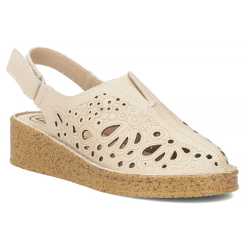 Leather sandals Filippo DS7643/26 BE beige