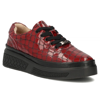 Leather shoes Filippo DP8326/26 RD red