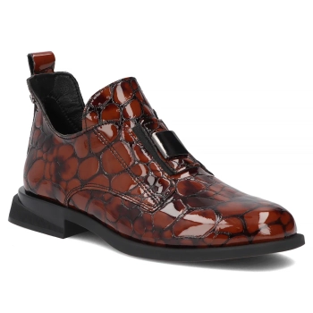Leather ankle boots Filippo DBT7974/26 BR brown
