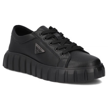Leather sneakers Filippo DP4670/25 BK black