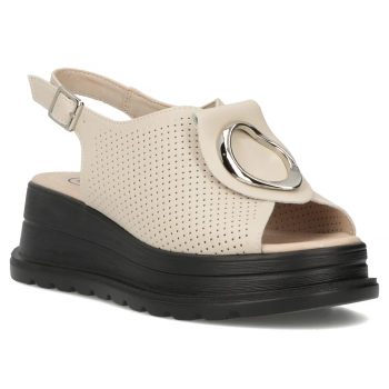 Leather sandals Filippo DS6756/25 BE beige