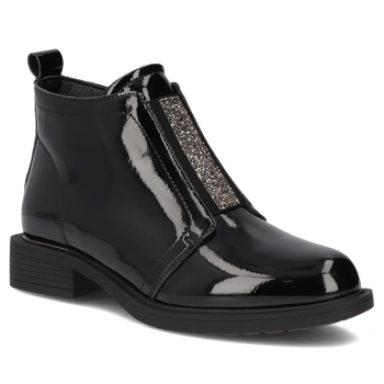 Leather ankle boots Filippo DBT7435/25 BK black