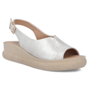 Leather sandals Filippo DS7581/26 SI silver