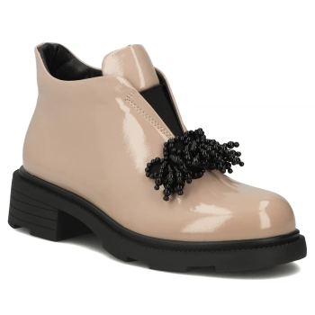 Leather ankle boots Filippo DBT6370/25 BE beige