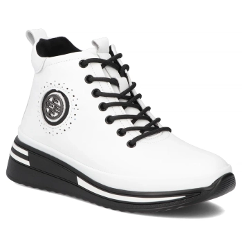 Leather ankle boots Filippo DBT4215/25 WH white