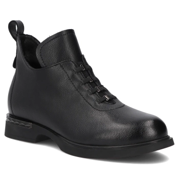 Leather ankle boots Filippo DBT8033/26 BK black