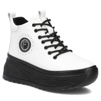 Leather ankle boots Filippo DBT8003/26 WH white