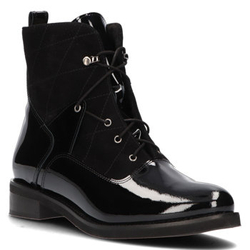 Leather ankle boots Sagan 4671 black