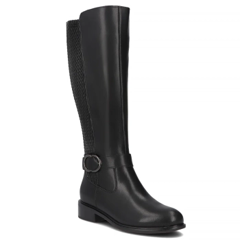 Leather boots Filippo DKZ7437/25 BK black
