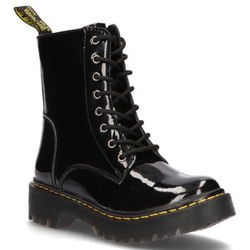 Leather boots Filippo GL438/21 BK PAT black lacquered