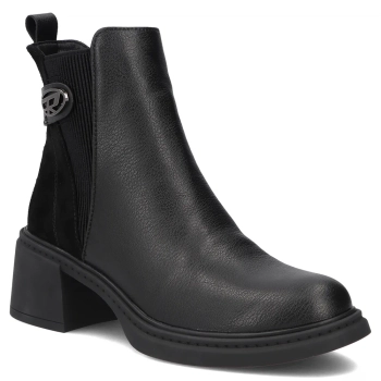 Leather ankle boots Filippo DBT8042/26 BK black