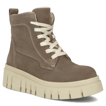 Leather ankle boots Filippo DBT7267/25 TP taupe