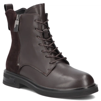 Leather ankle boots Filippo DBT8022/26 D BR brown
