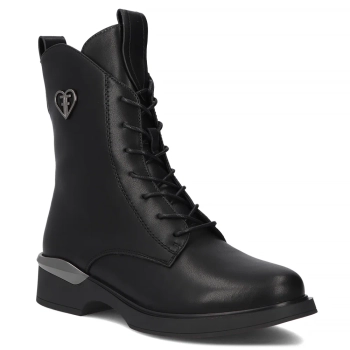 Leather ankle boots Filippo DBT7199/25 BK black