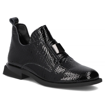 Leather ankle boots Filippo DBT6493/25 BK black