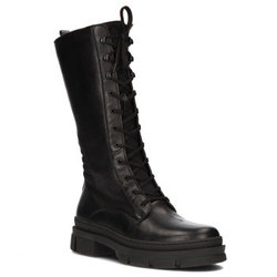 Leather boots Simen 4316A Black