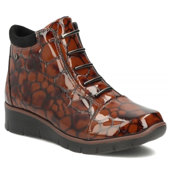 Leather ankle boots Filippo DBT3179/26 BR CR brown