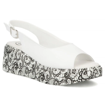 Leather sandals Filippo DS7580/26 WH white