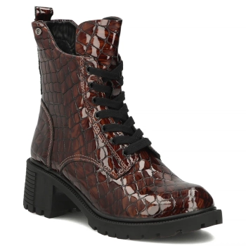 Leather ankle boots Filippo DBT7971/26 BR brown