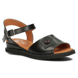 Leather sandals Filippo DS3913/22 BK black